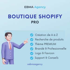 CREATION SITE SHOPIFY